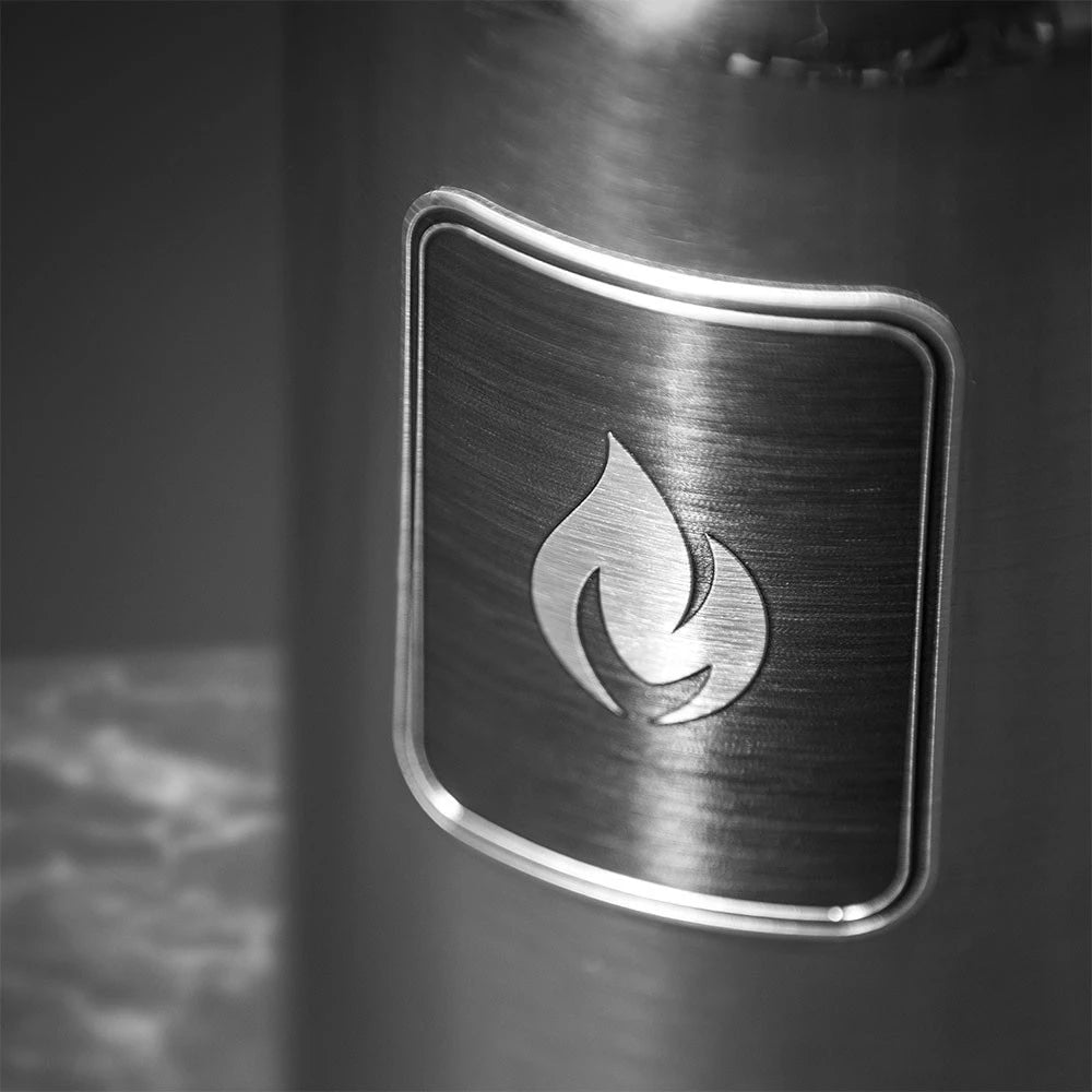 Extincteur Acier 2 kg - Acier poli