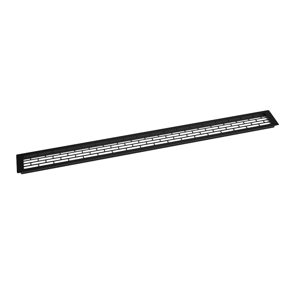 Grille de ventilation noire - 100 x 9 cm - 450 cm²