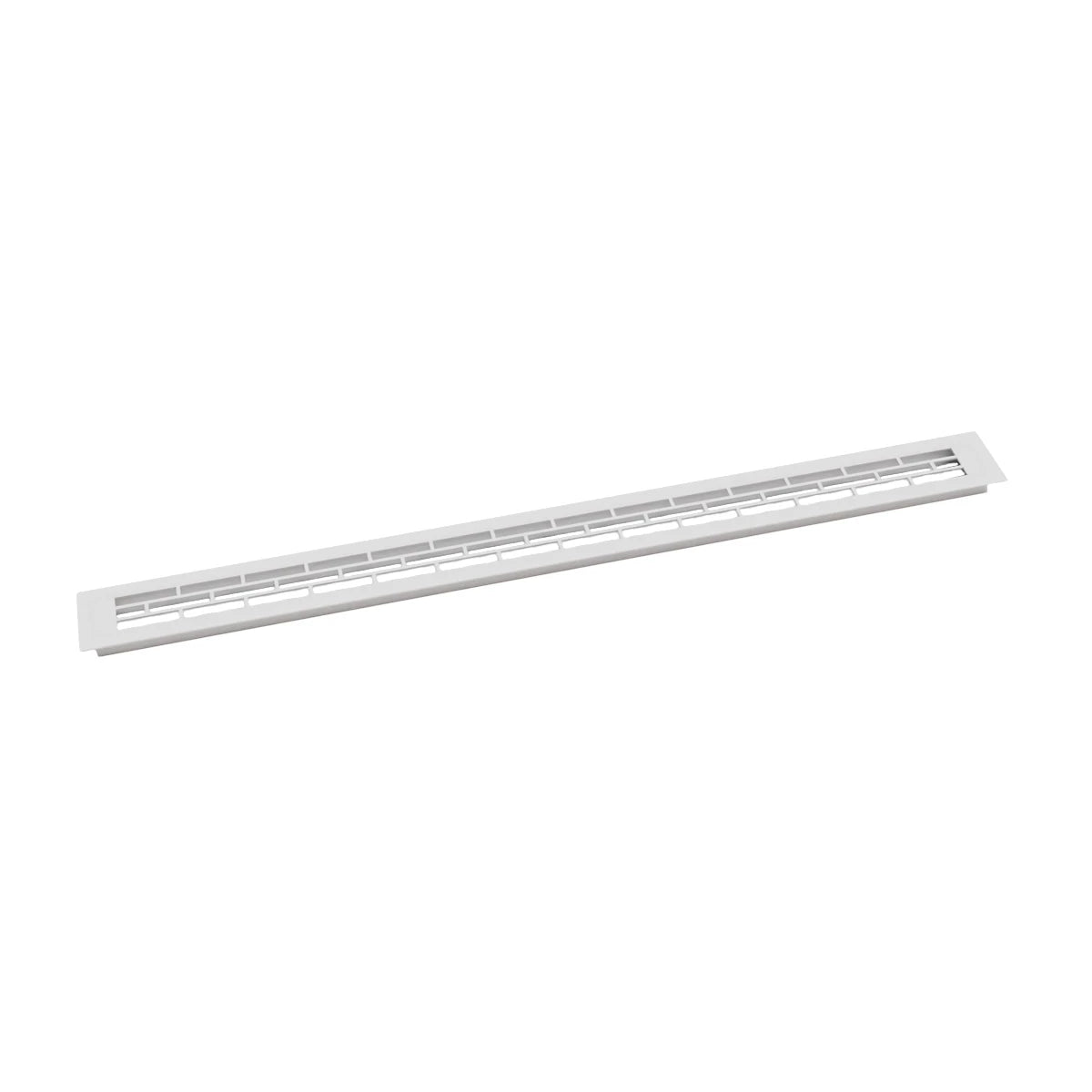 Grille de ventilation blanche - 80 x 6,5 cm - 210 cm²